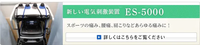 新しい電気施術機器 ES-530